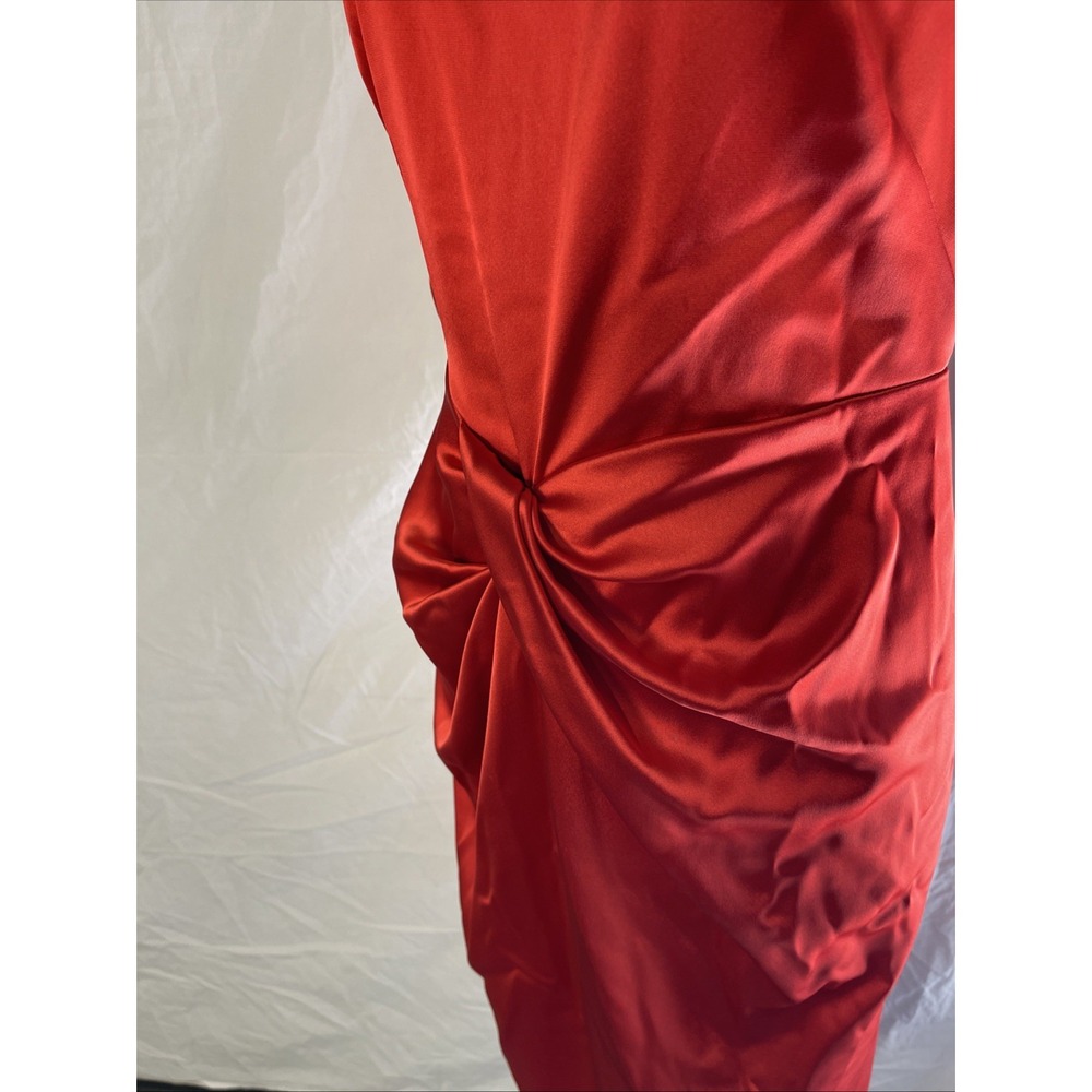 Donna Karan Women Sleeveless Red Dress Size 2 - Picture 2 of 16